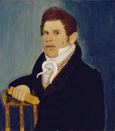 Man with Folding Rule, c1820. Creator: Wilkinson Limner