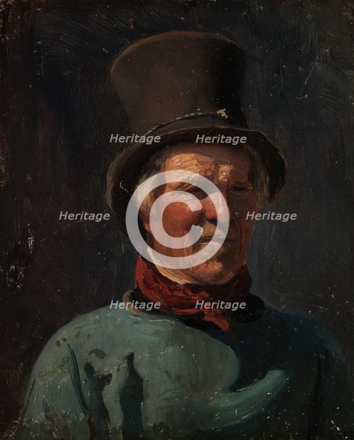 Man with Hat, c1834-1876. Creator: Adolph Tidemand.