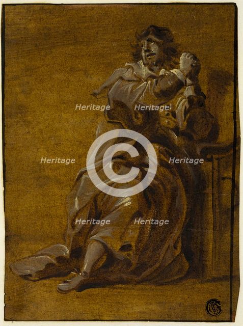 Man with Hands Clasped, n.d. Creator: Unknown.