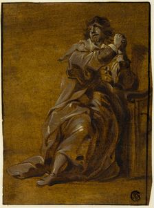Man with Hands Clasped, n.d. Creator: Unknown