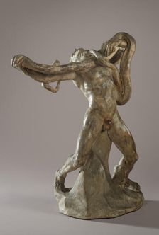 Man With Serpent, 1885. Creator: Auguste Rodin