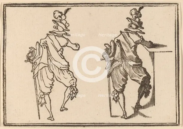 Man with Sword, 1621. Creator: Edouard Eckman.