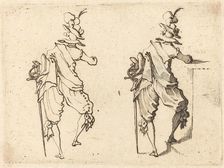 Man with Sword, c. 1617. Creator: Jacques Callot