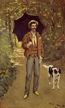 Man with umbrella 1867
