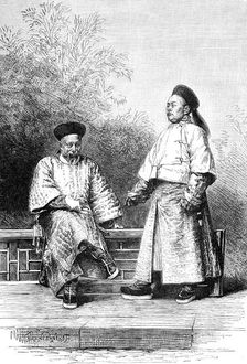 Manchu ministers, chiefs of bankers c1890
