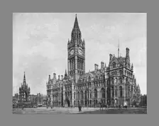 Manchester Town Hall, c1900. Artist: H Garside