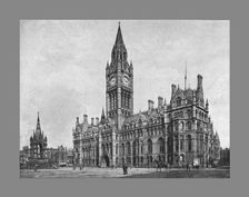 Manchester Town Hall, c1900. Artist: H Garside