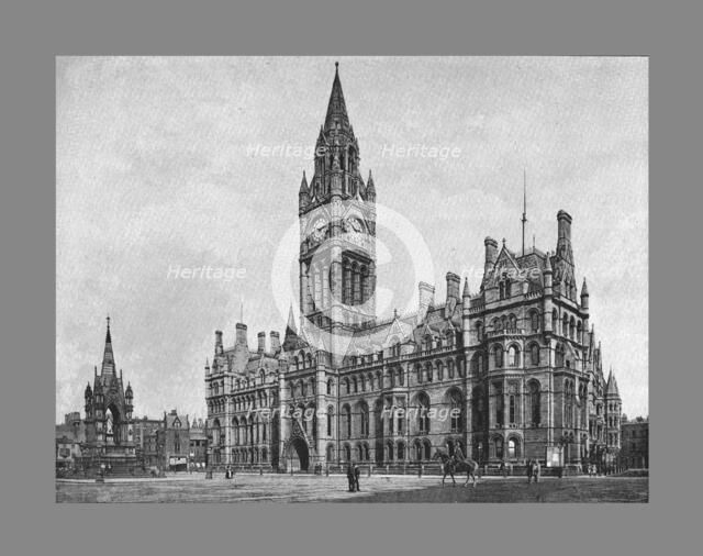 Manchester Town Hall, c1900. Artist: H Garside.