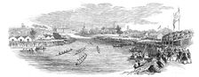 Manchester Regatta - from a sketch by Mr. Hayes, 1844. Creator: Unknown