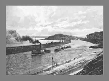 Manchester Ship Canal, Above Easton,c1900. Artist: H Garside