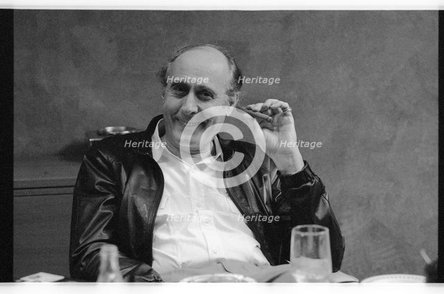 Mancini Henry, CTS Studios, Wembley, London, 1990.  Artist: Brian O'Connor.