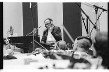 Mancini Henry, CTS Studios, Wembley, London, 1990. Artist: Brian O'Connor