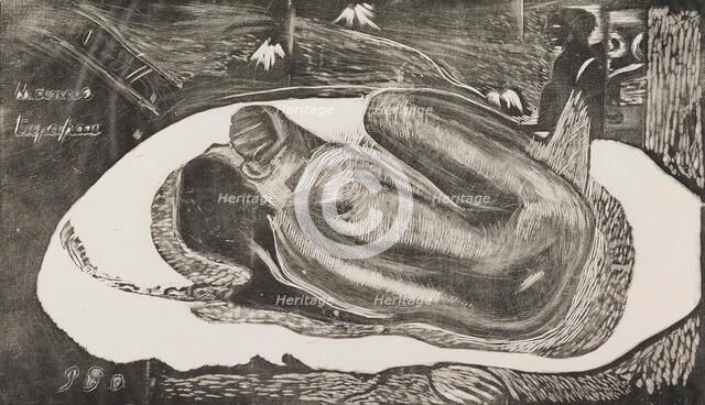 Manao Tupapao (Spirit of the Dead Watching), 1921. Creator: Paul Gauguin.