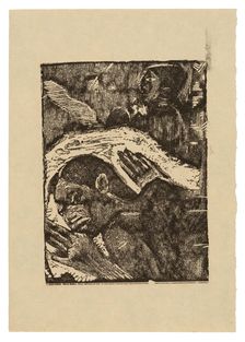 Manao tupapau (She Thinks of the Ghost or The Ghost Thinks of Her), 1894/95, printed 1928. Creator: Paul Gauguin