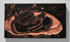 Manao tupapau (She Thinks of the Ghost or The Ghost Thinks of Her), from the Noa Noa Suite, 1893/94. Creator: Paul Gauguin