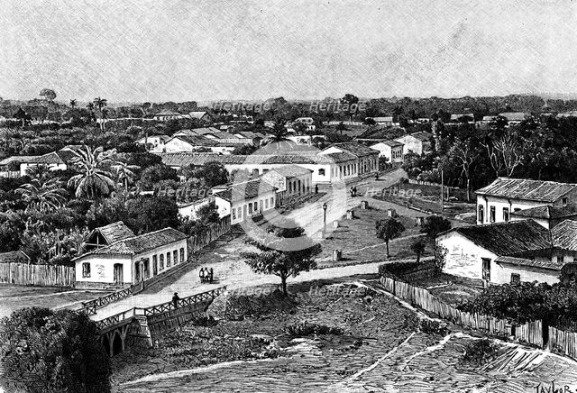 Manaos, Brazil, 1895.Artist: Taylor