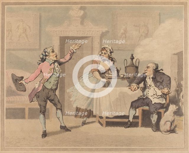Manager and Spouter, 1784. Creator: Thomas Rowlandson.