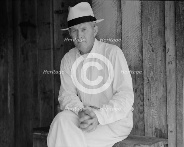 Manager of turpentine still, Georgia, 1937. Creator: Dorothea Lange.