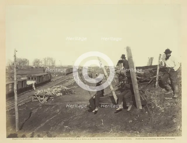 Manassas Junction, March 1862. Creators: Barnard & Gibson, George N. Barnard, James F. Gibson.