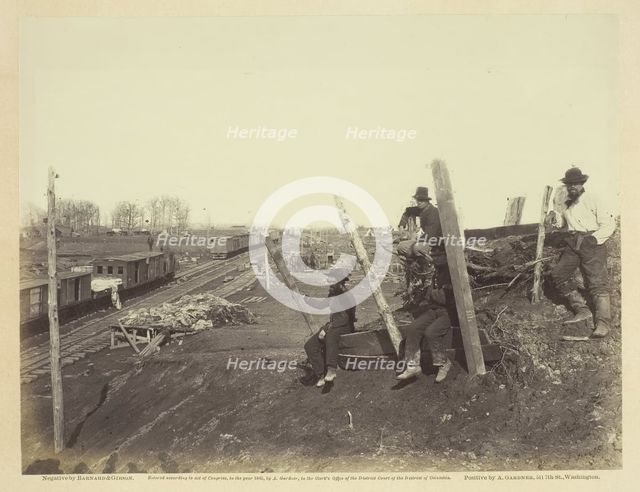 Manassas Junction, March 1862. Creators: Barnard & Gibson, George N. Barnard, James F. Gibson.