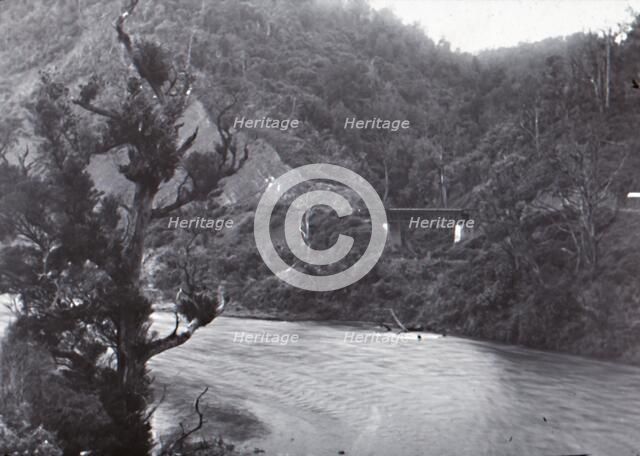 'Manawatu Gorge', late 19th-early 20th century.  Creator: Unknown.