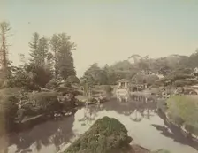 Manganji Garden, Nikko, 1870s-1890s. Creator: Kusakabe Kimbei