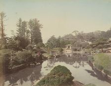 Manganji Garden, Nikko, 1870s-1890s. Creator: Kusakabe Kimbei