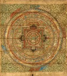 Mandala, 17th-18th century. Creator: Unknown
