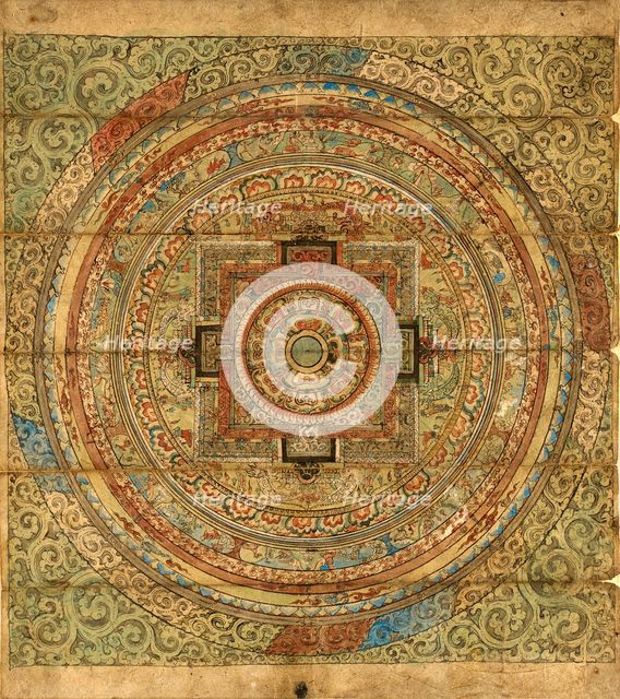 Mandala, 17th-18th century. Creator: Unknown.