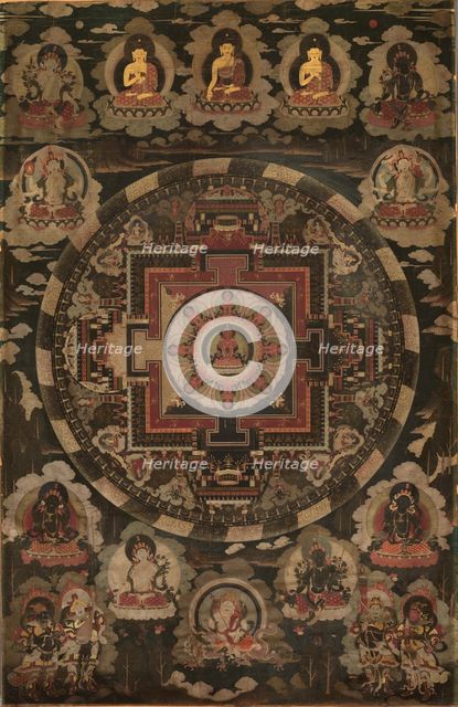 Mandala, early 18th Century. Creator: Unknown.