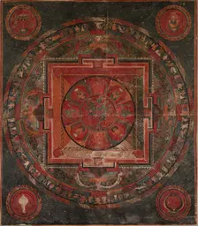 Mandala, late 15th century. Creator: Unknown