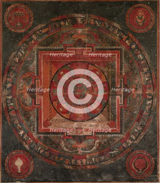 Mandala, late 15th century. Creator: Unknown.
