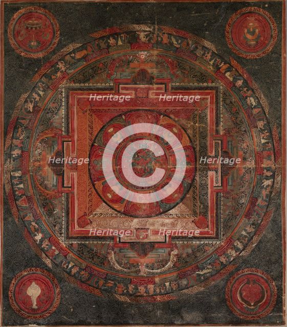 Mandala, late 15th century. Creator: Unknown.