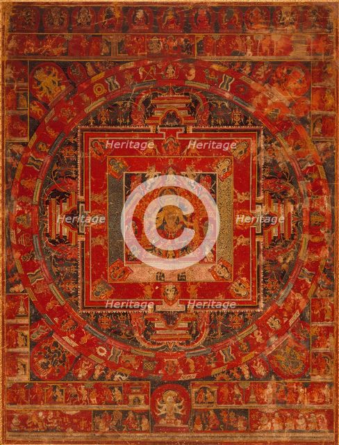 Mandala of Vasudhara, 1495. Creator: Anon.