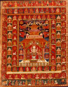 Mandala of Vishnu, 1681. Creator: Anon