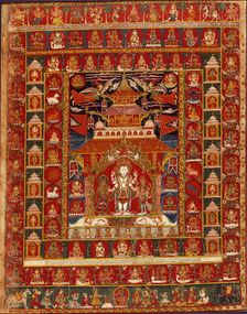 Mandala of Vishnu, 1681. Creator: Anon