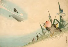 Mandarin Ducks, 19th century. Creator: Hokusai