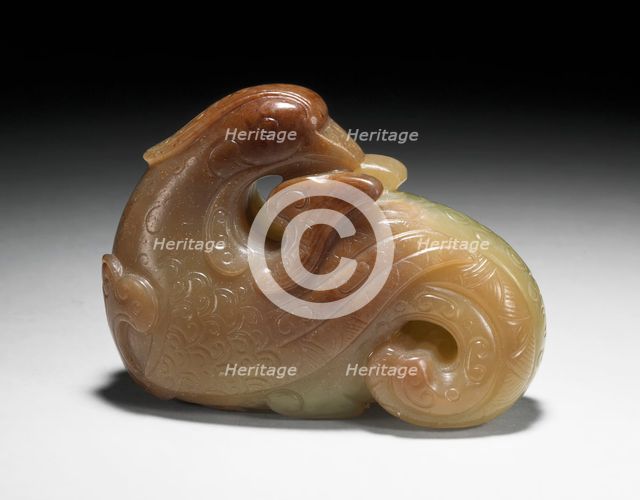 Mandarin Duck with Scrolls, between c.1279 and c.1450. Creator: Unknown.