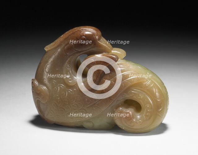 Mandarin Duck with Scrolls, between c.1279 and c.1450. Creator: Unknown.