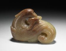 Mandarin Duck with Scrolls, between c.1279 and c.1450. Creator: Unknown