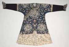 Mandarin Robe, late 1700s to early 1800s. Creator: Unknown