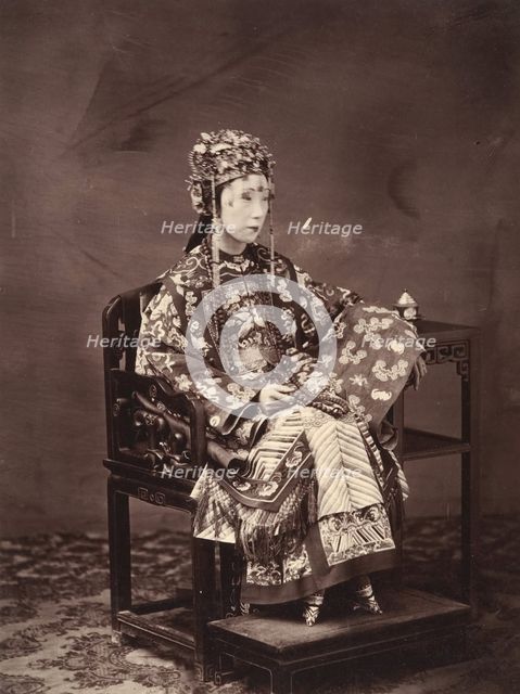 Mandarin Wife, 1860-1863. Creator: Milton M. Miller.