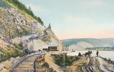 Mandrin Cliff on the Selenga River at 126 versts, 1904-1917. Creator: Unknown