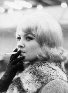 Mandy Rice-Davies. Creator: Unknown