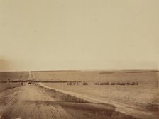 Maneuvers, Camp de Châlons, 1857. Creator: Gustave Le Gray