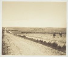 Maneuvers, Camp de Châlons, 1857. Creator: Gustave Le Gray