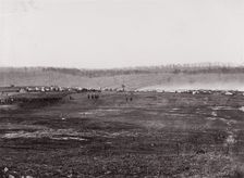 [Maneuvers, Union Cavalry, Winter Quarters]. Brady album, p. 127, 1861-65. Creator: Unknown