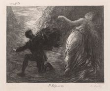 Manfred and Astarté, 1879. Creator: Henri Fantin-Latour (French, 1836-1904)