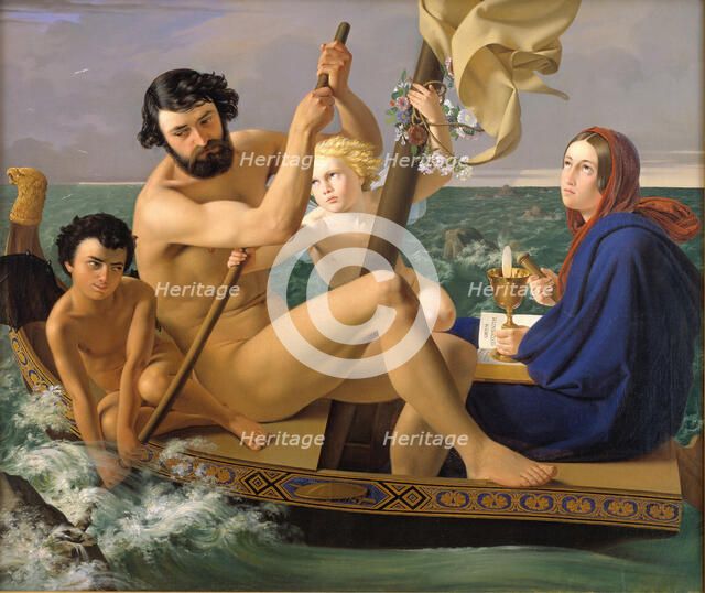 Manhood. From the series: The Four Ages of Man, 1840-1845. Creator: Ditlev Blunck.