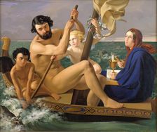 Manhood. From the series: The Four Ages of Man, 1840-1845. Creator: Ditlev Blunck